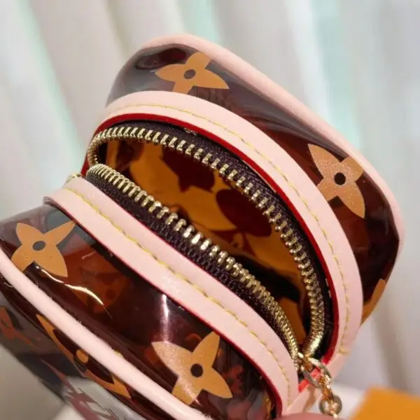 Cherry Monogram Coin Purse