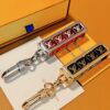 Luxury Dual-Tone Metal Keychain Charm